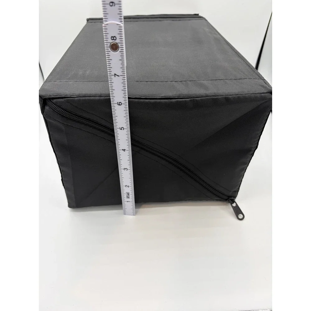4 pack IKEA Skubb Storage Box Black Fabric Closet Organizer Bin with Mesh Front